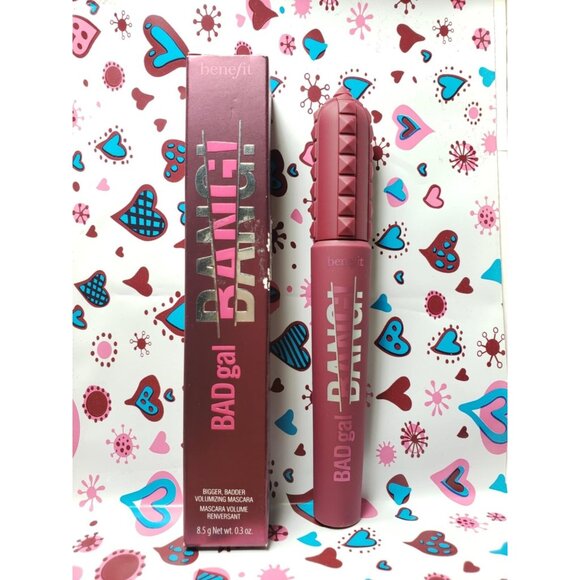 Benefit Cosmetics Badgal Bang Volumizing Mascara Wild Plum New In Box - Picture 1 of 6